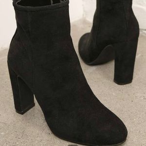 Black Booties with heel